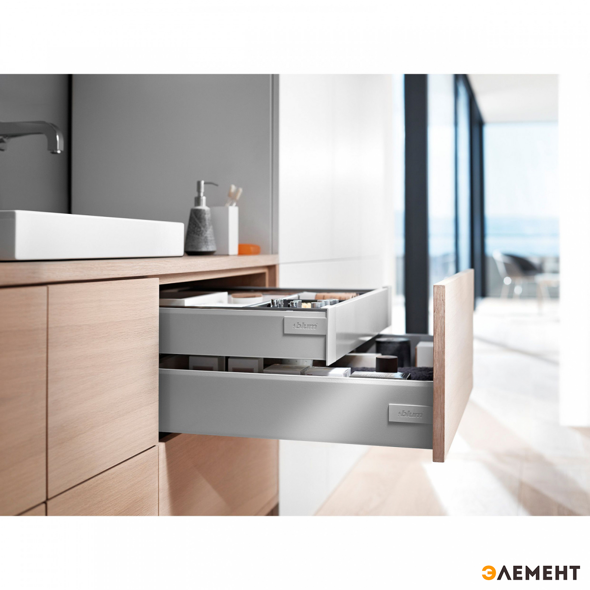 TANDEMBOX Antaro в сборе (М 98,5, 450 мм), INSERTA, серый орион TANDEMBOX Antaro в сборе (М 98,5, 450 мм), INSERTA, серый орион